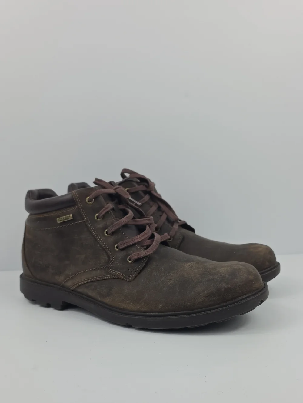 Rockport‎ Storm Surge Waterproof Leather Plain Toe Men's Boot Size 13